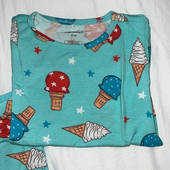 POSH PEANUT CLASSIC PAJAMA SET  5T-6T - Picture 2 of 5